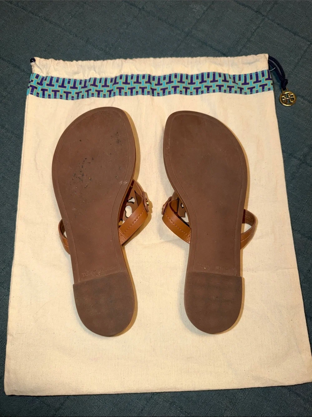 Tory Burch Leather Miller Sandals